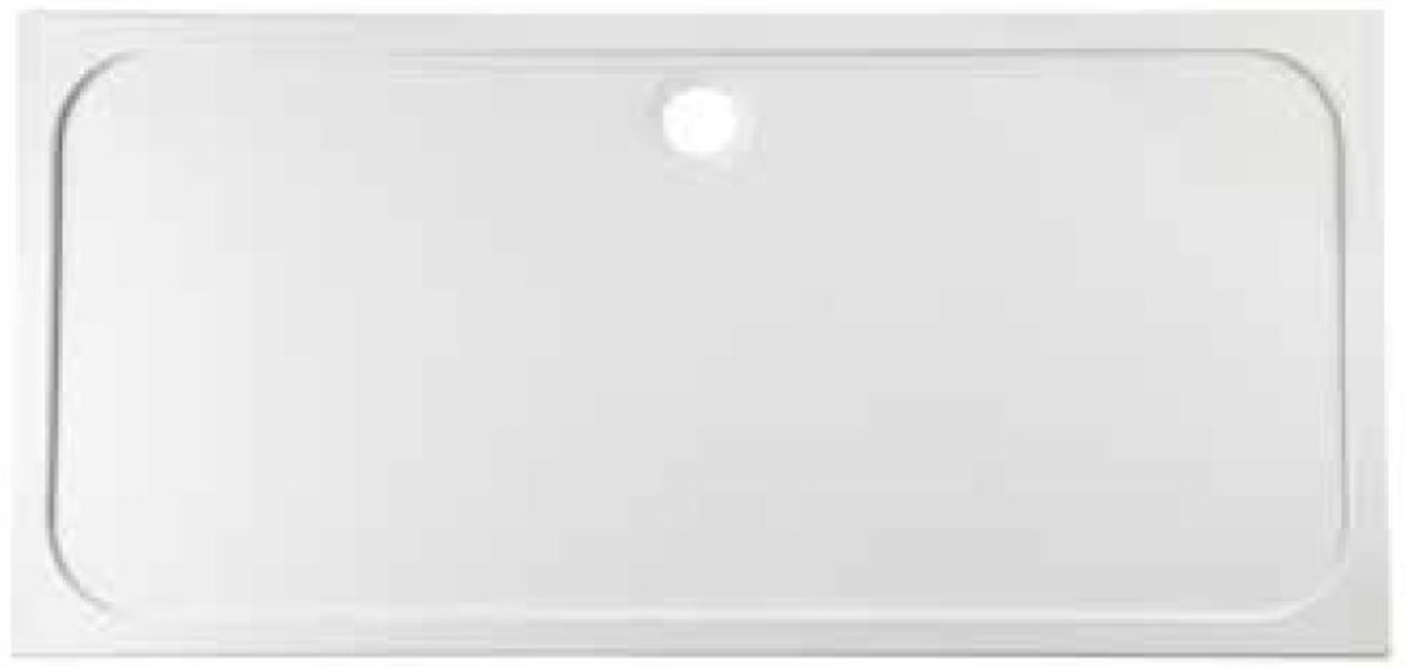 Metro 1700mm x 800mm x 45mm Stone Resin Acrylic Capped Shower Tray