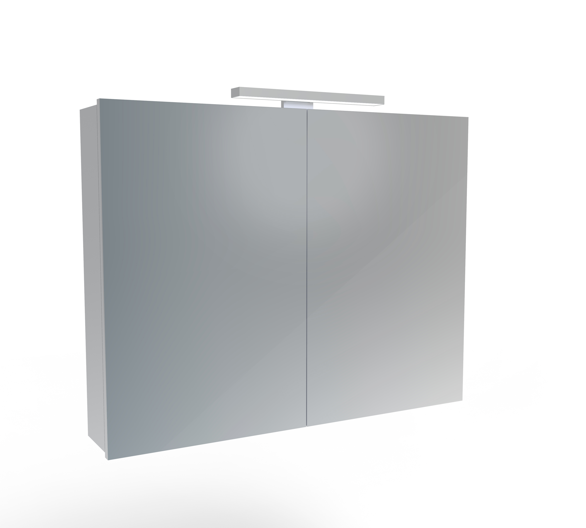 OLYMPUS 90cm 2 door electric mirror cabinet