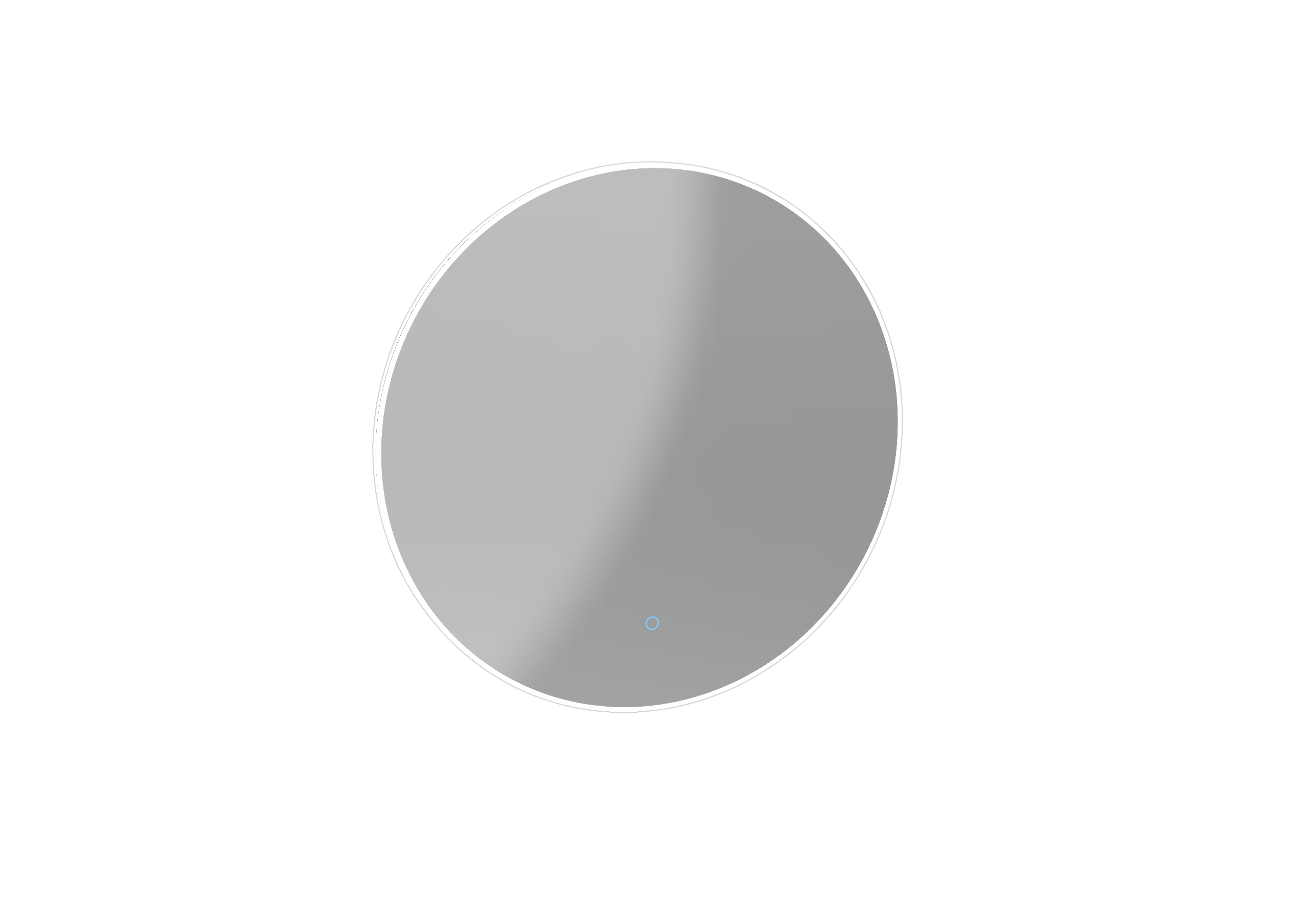 OSKA Ø60cm electric mirror V2