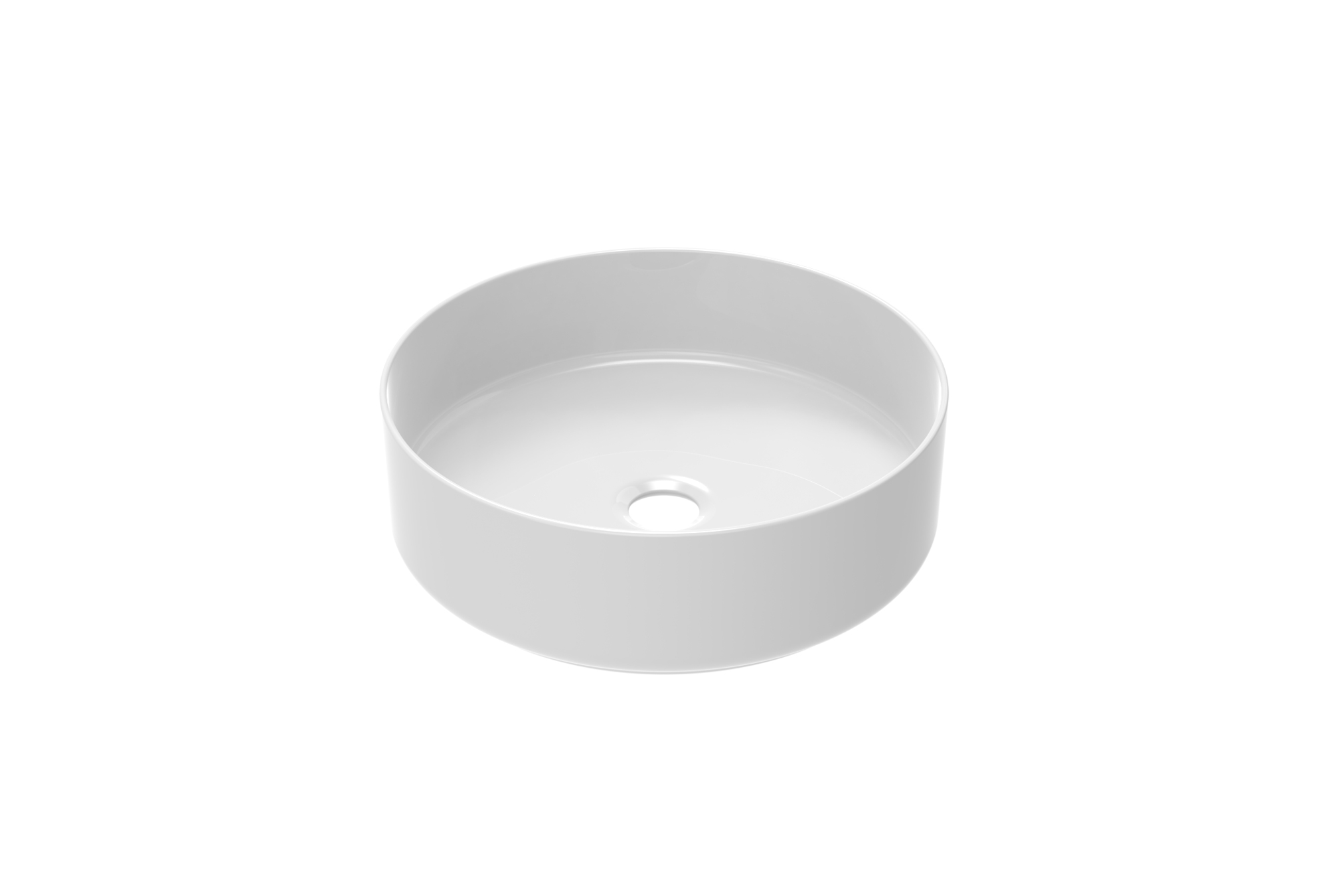 SIENNA - 36cm round countertop washbasin
