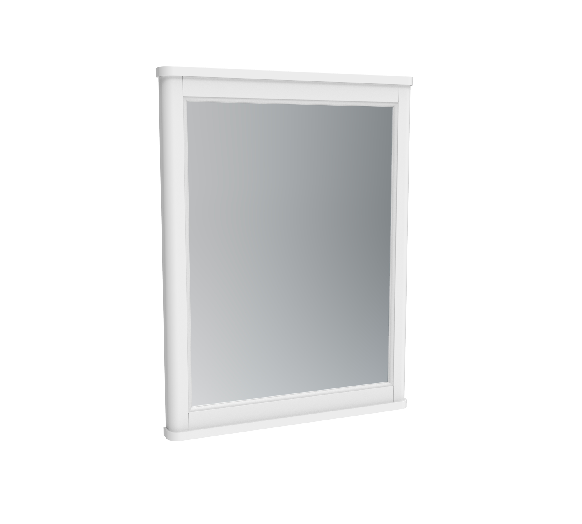SOFIA 60cm framed mirror - Cotton White