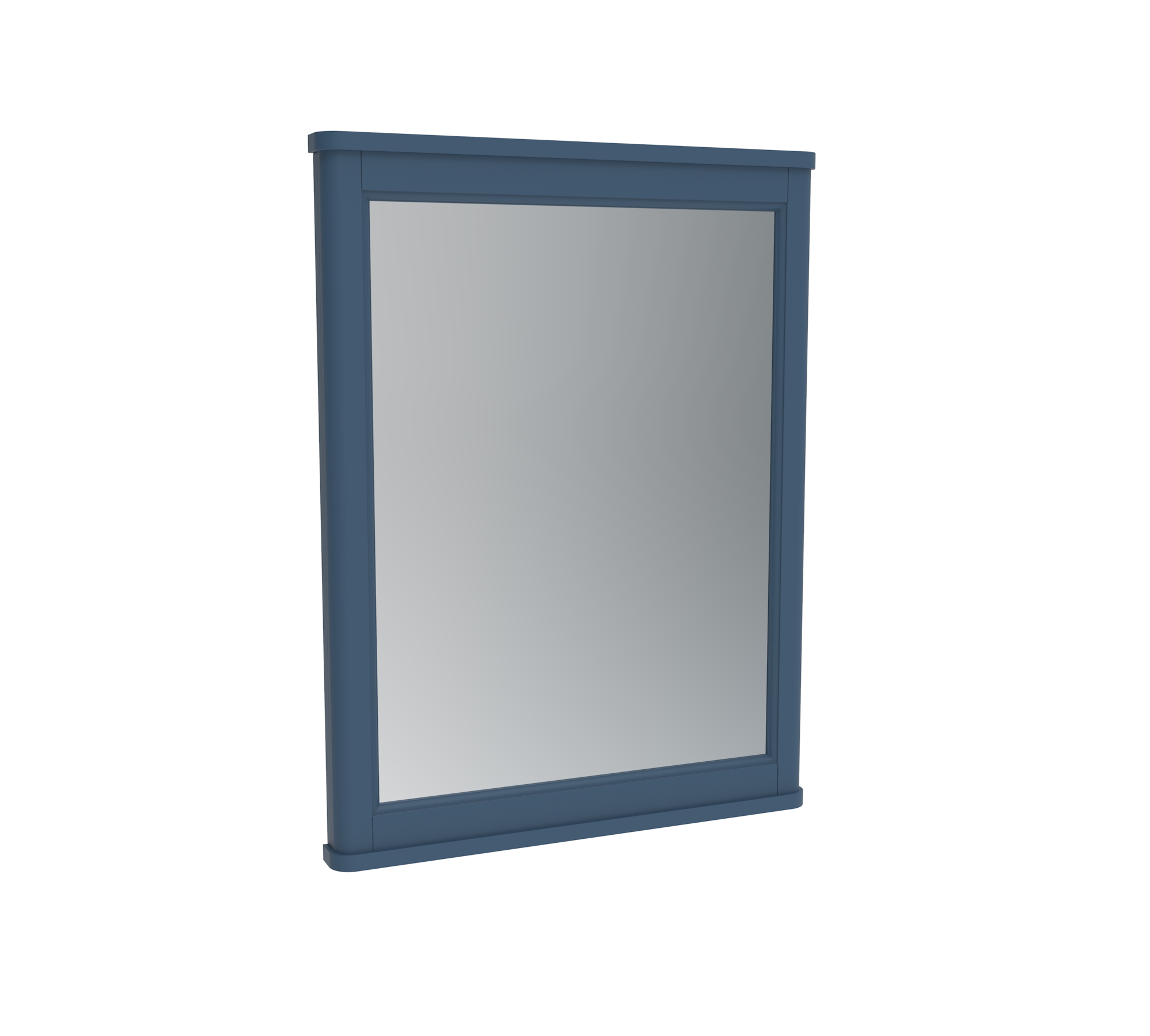 SOFIA 60cm framed mirror - Prussian Blue