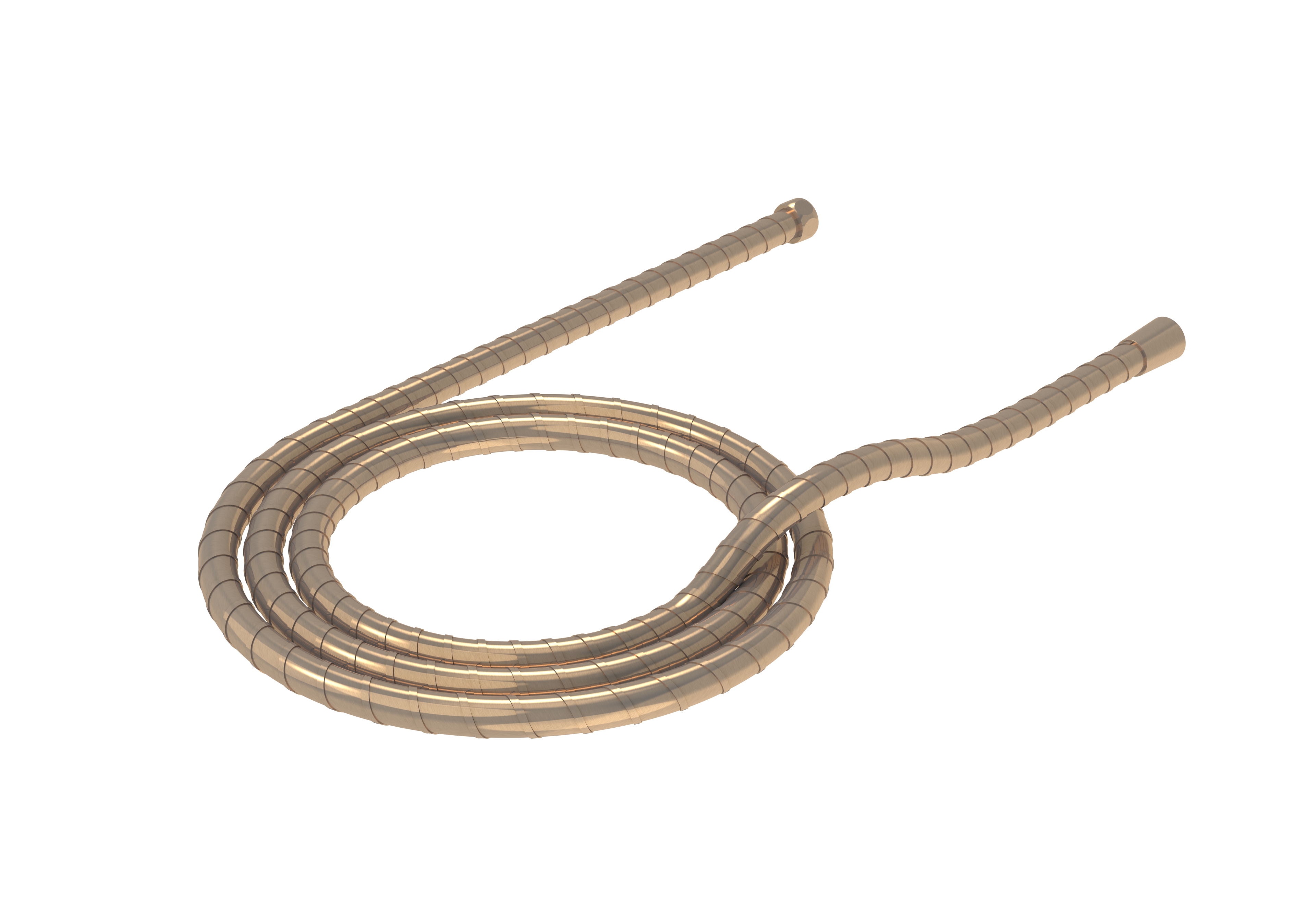 1.5m stainless steel shower hose - Brushed Bronze
