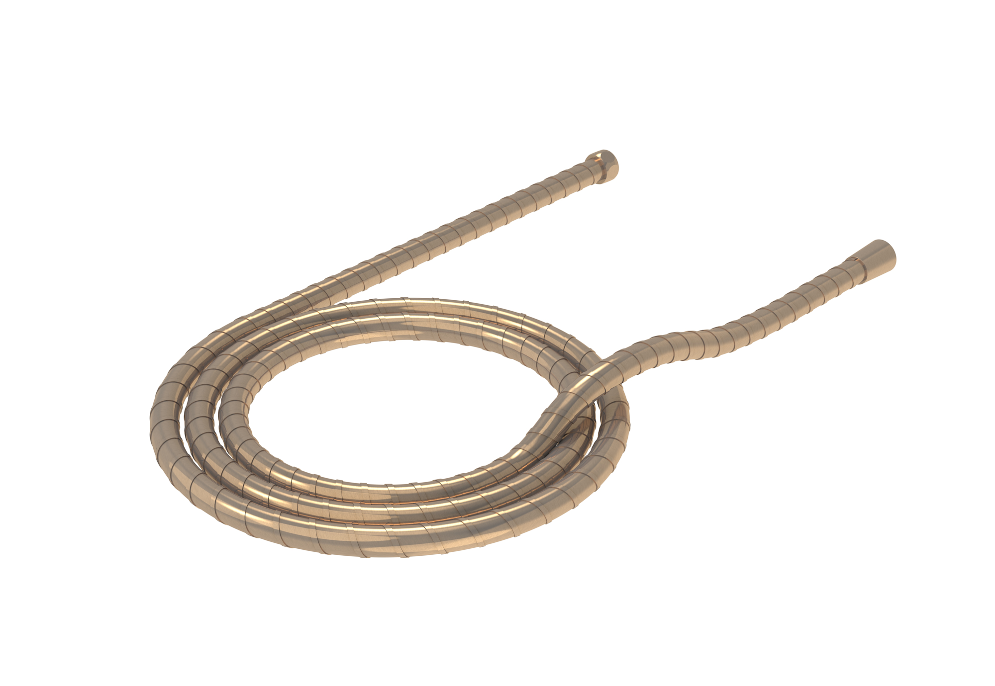 1.5m stainless steel shower hose - Brushed Bronze