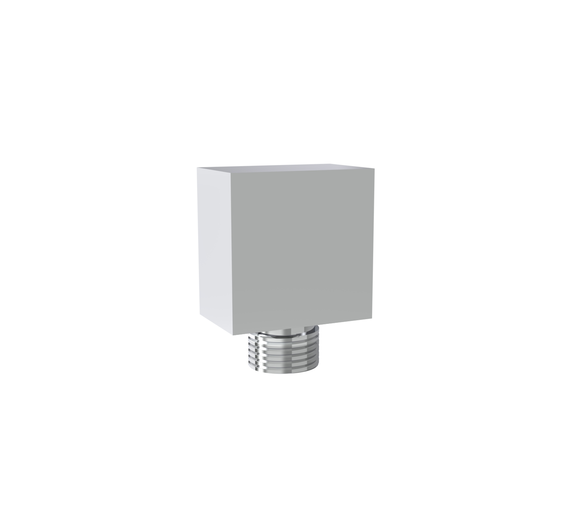 TOOGA square shower outlet elbow - Chrome