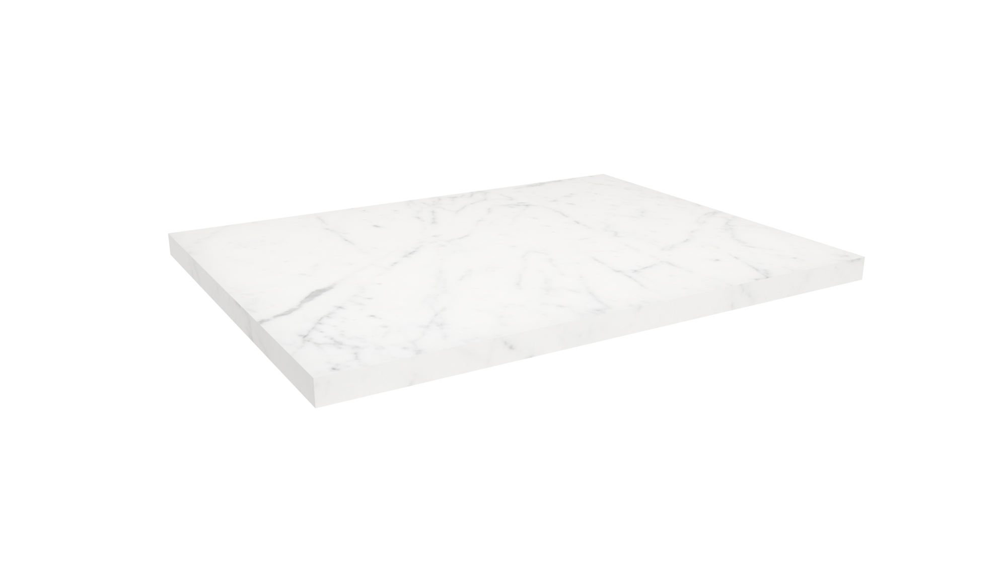 UNI 60cm countertop - Matte Carrara White - 25mm