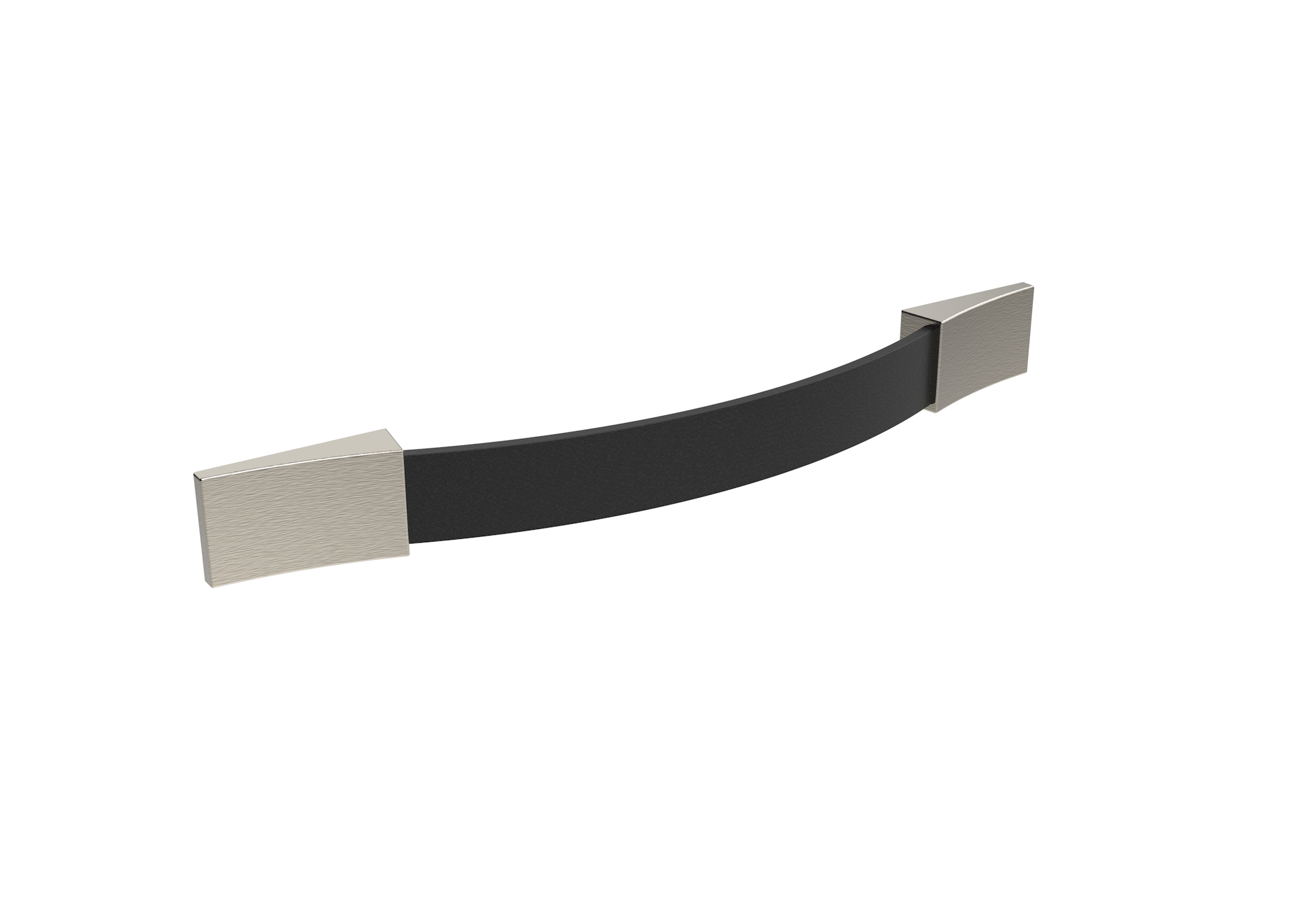 CAIRO 224mm handle - Black Leather - 160mm Centres