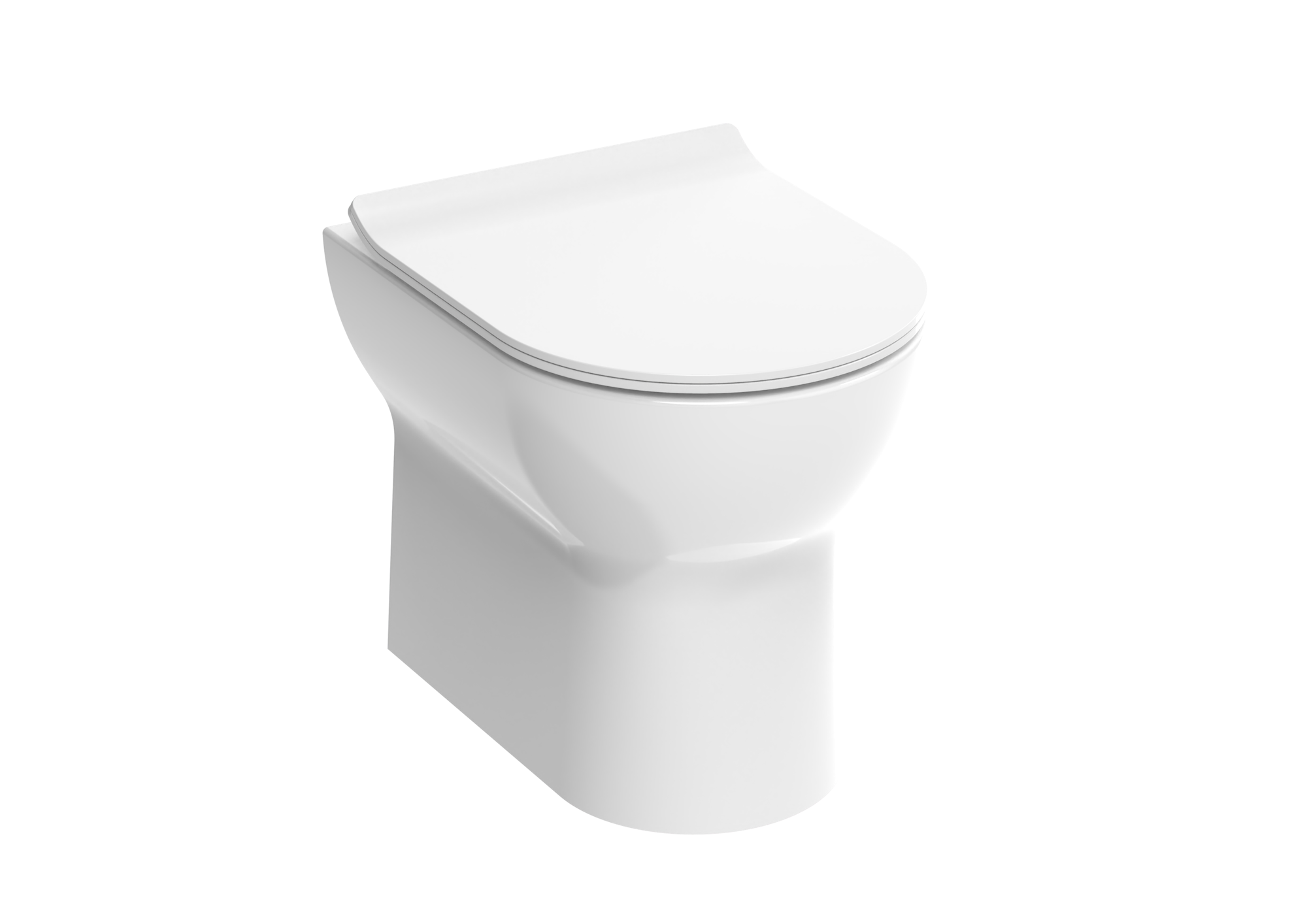 AIR back to wall WC pan & seat pack - rimless