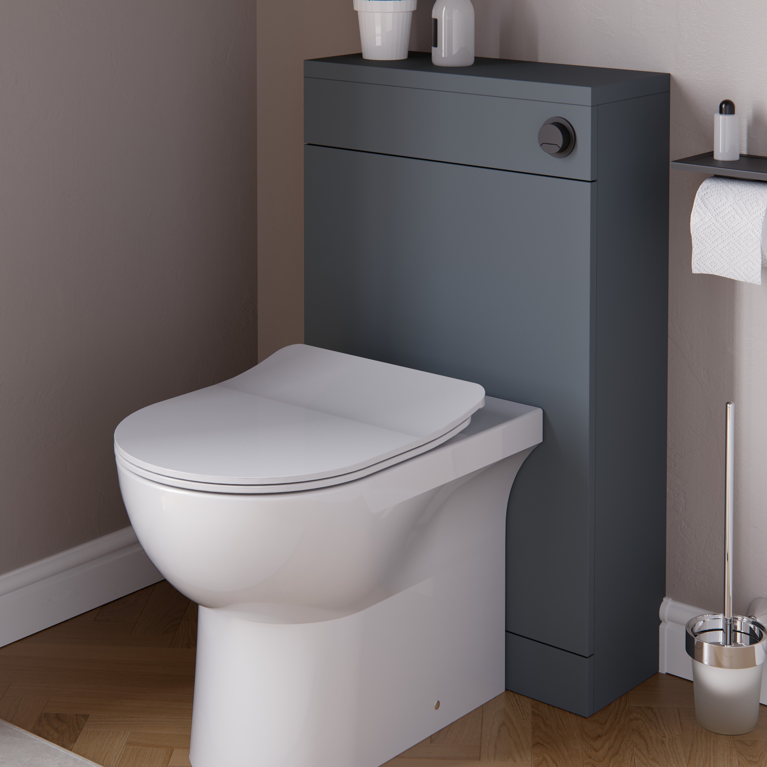 Saneux AUSTEN WC Unit in Matte Iron Grey Finish