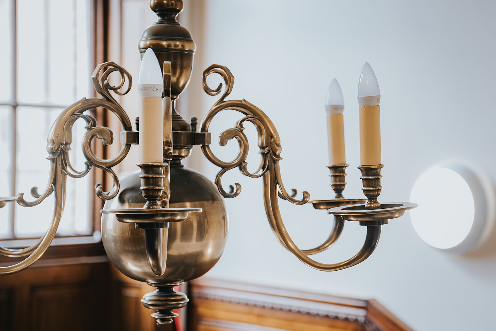 Bignold House chandelier close up