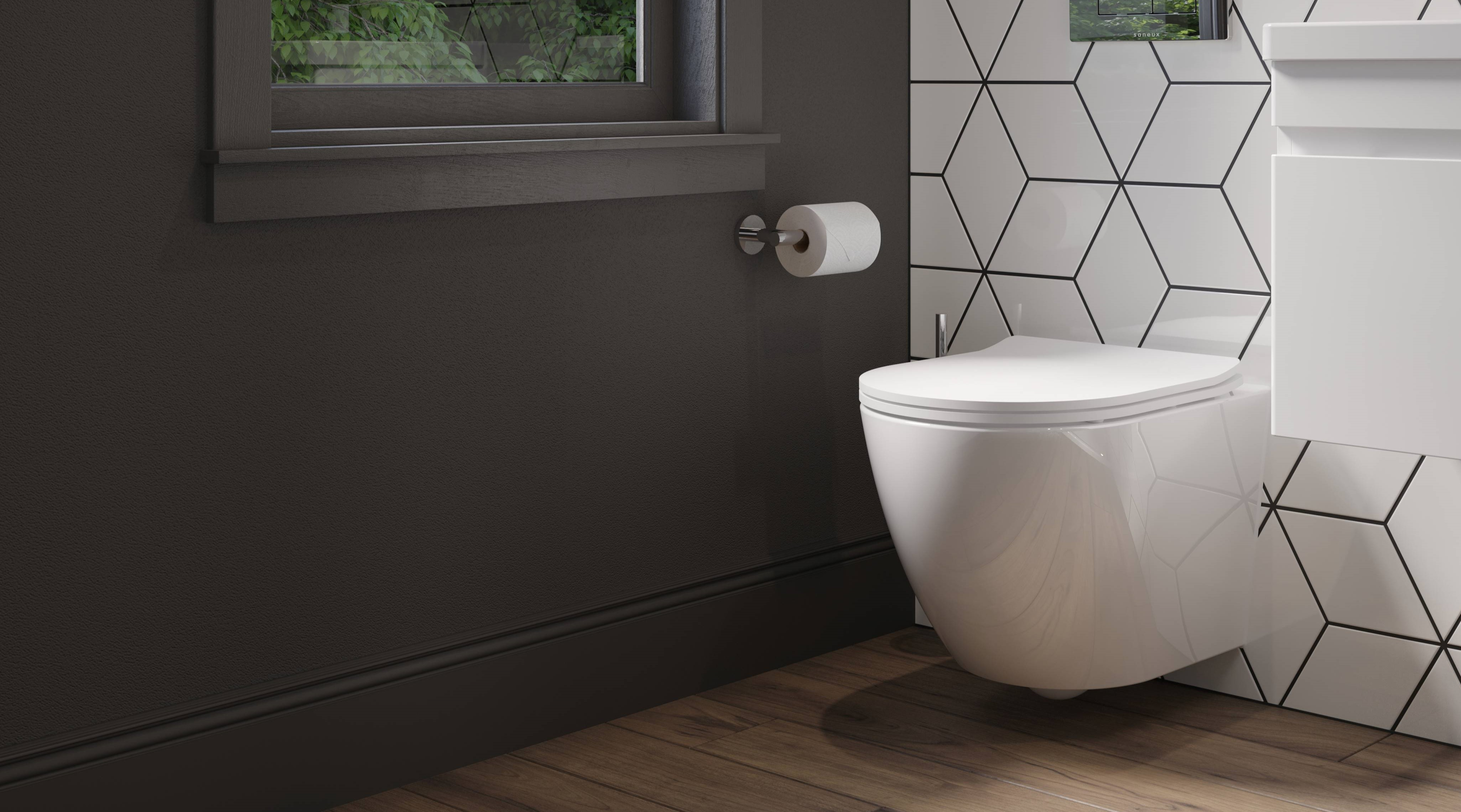 The new AIR by Saneux Wall Mounted Toilet