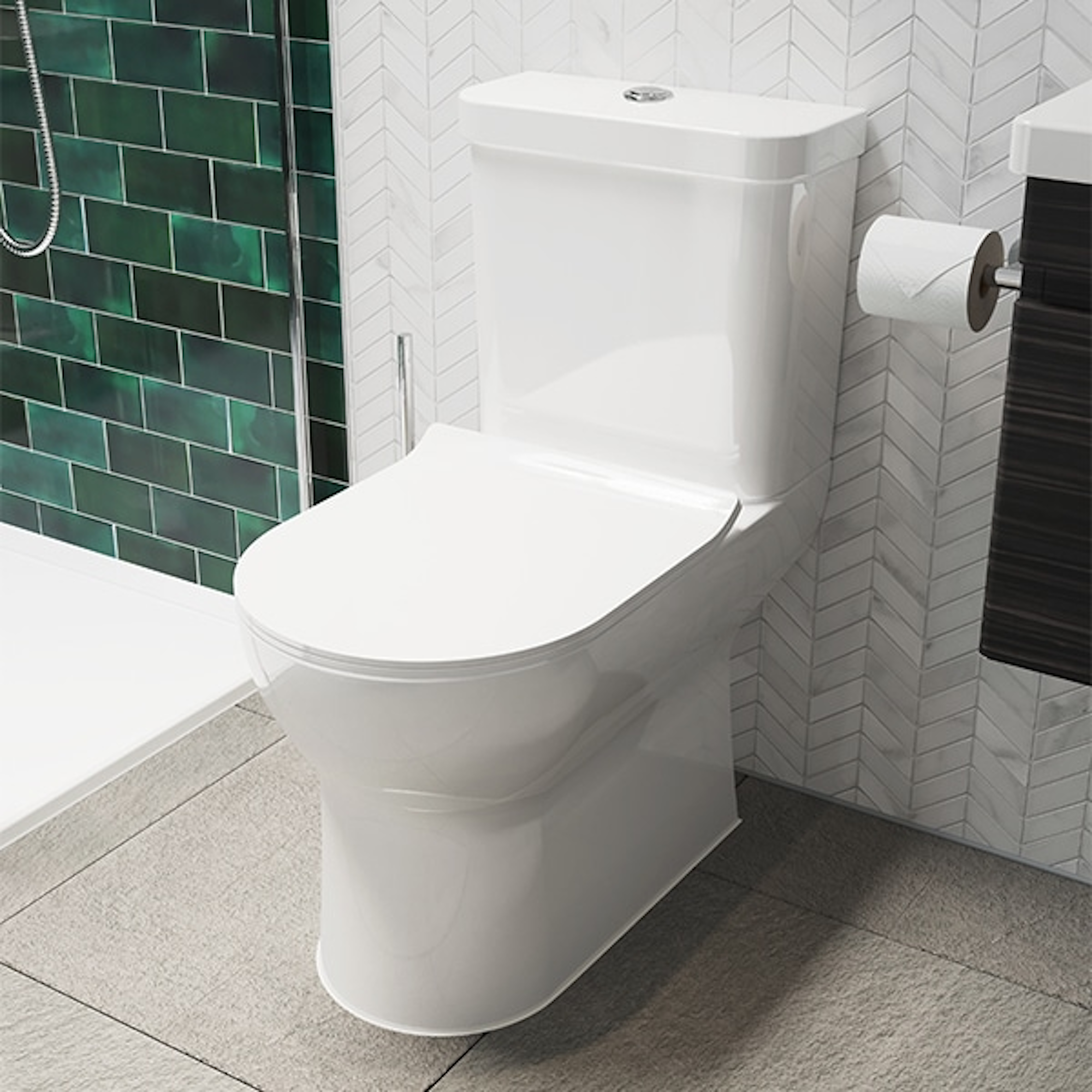 Air Close Coupled Toilet