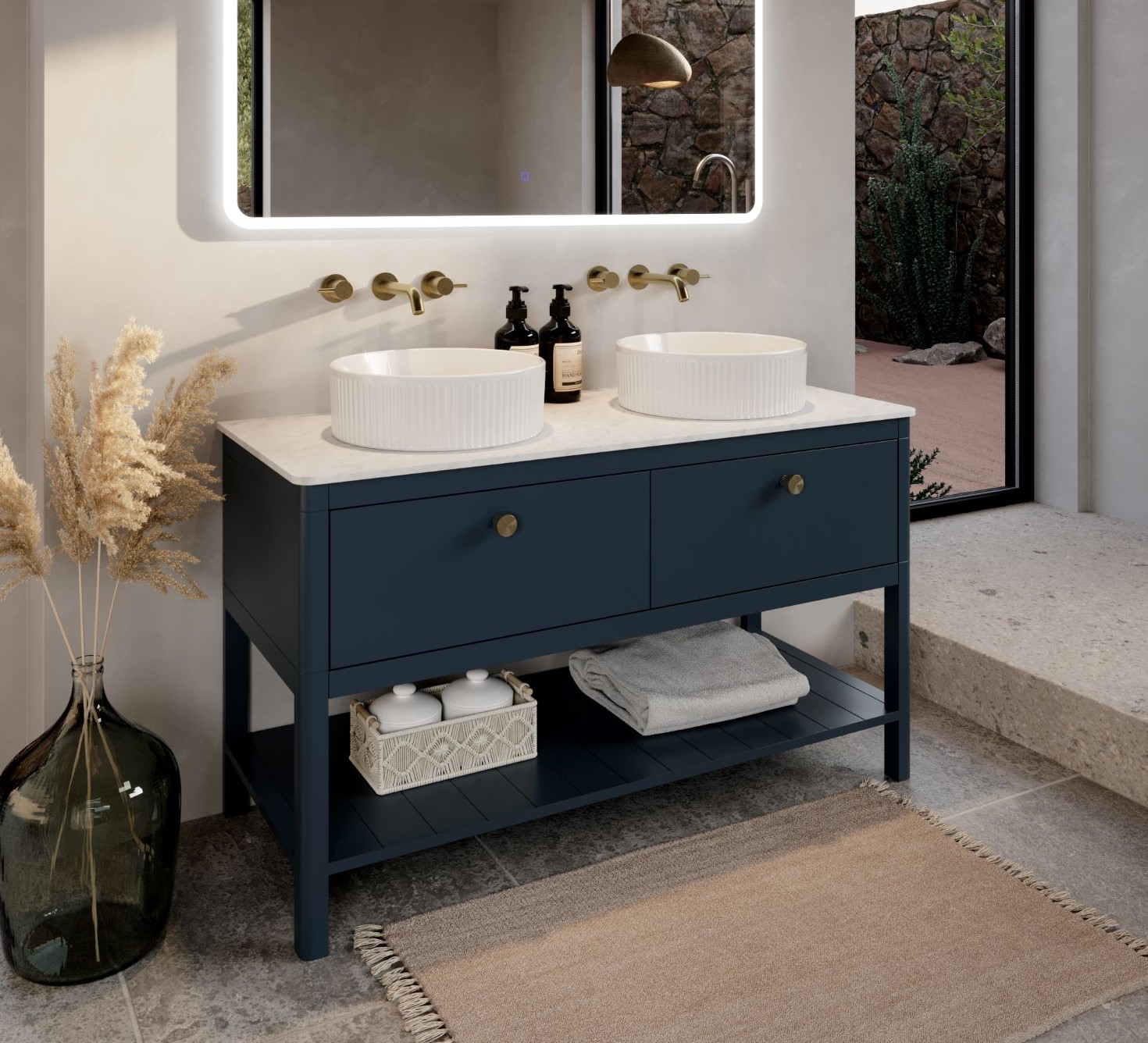 Saneux Frontier 120cm unit and mirror