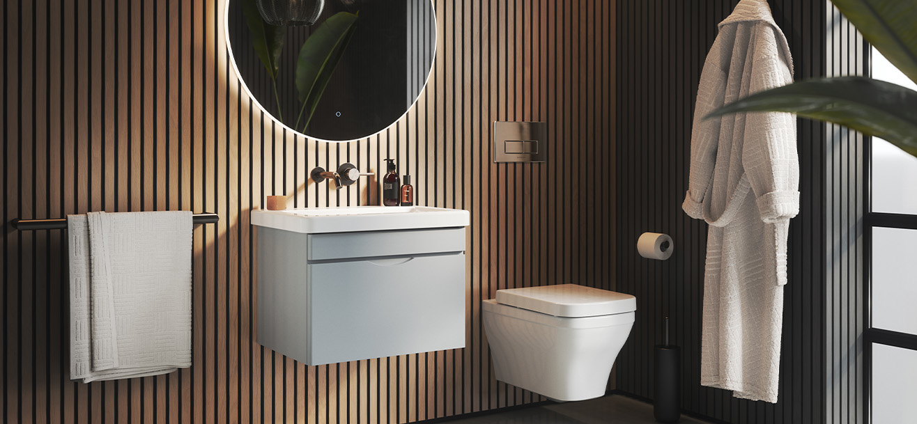 Saneux Indigo Full Bathroom