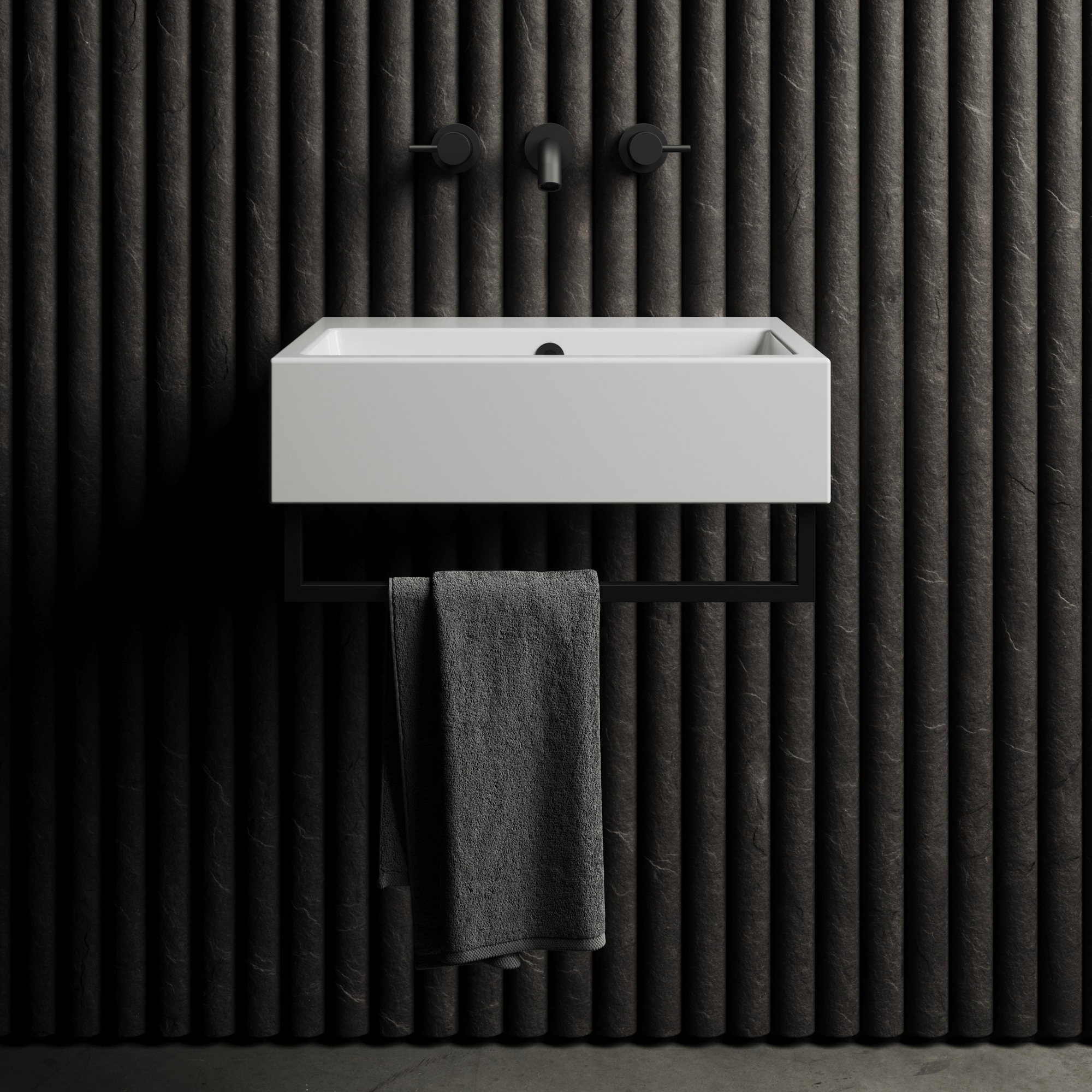 Matteo Sink & Towel Rail