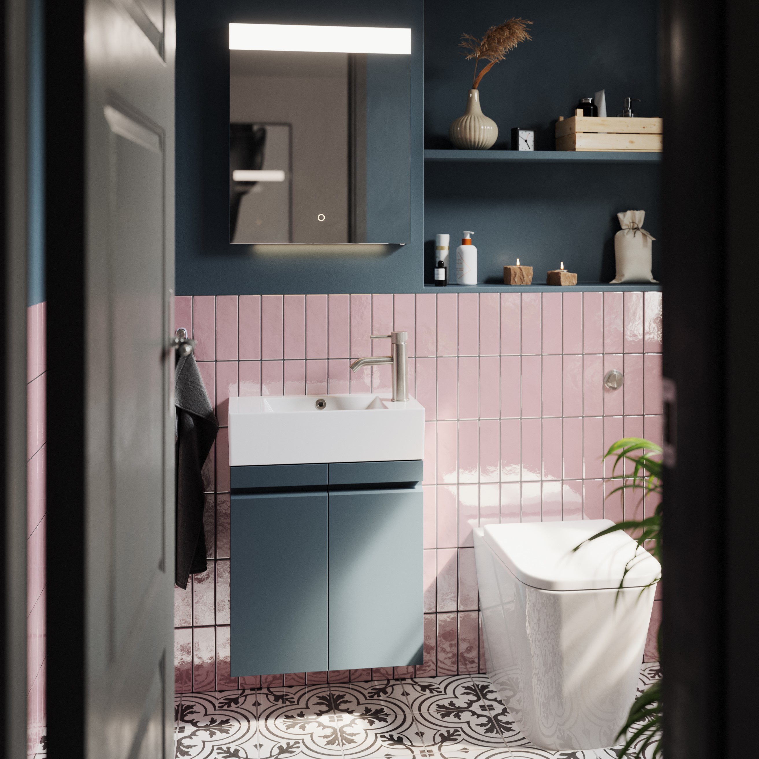 Saneux Matteo Cloakroom Full Bathroom